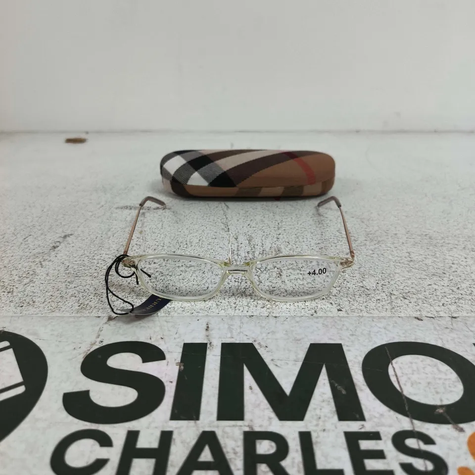 BURBERRY EYEWEAR BY SAFILO – CLEAR FRAME GLASSES