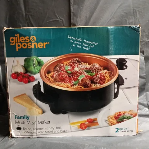 BOXED GILES & POSNER FAMILY MULTI MEAL MAKER