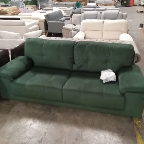 KANSAS 3 SEATER SOFA, MOSS GREEN CLASSIC VELVET