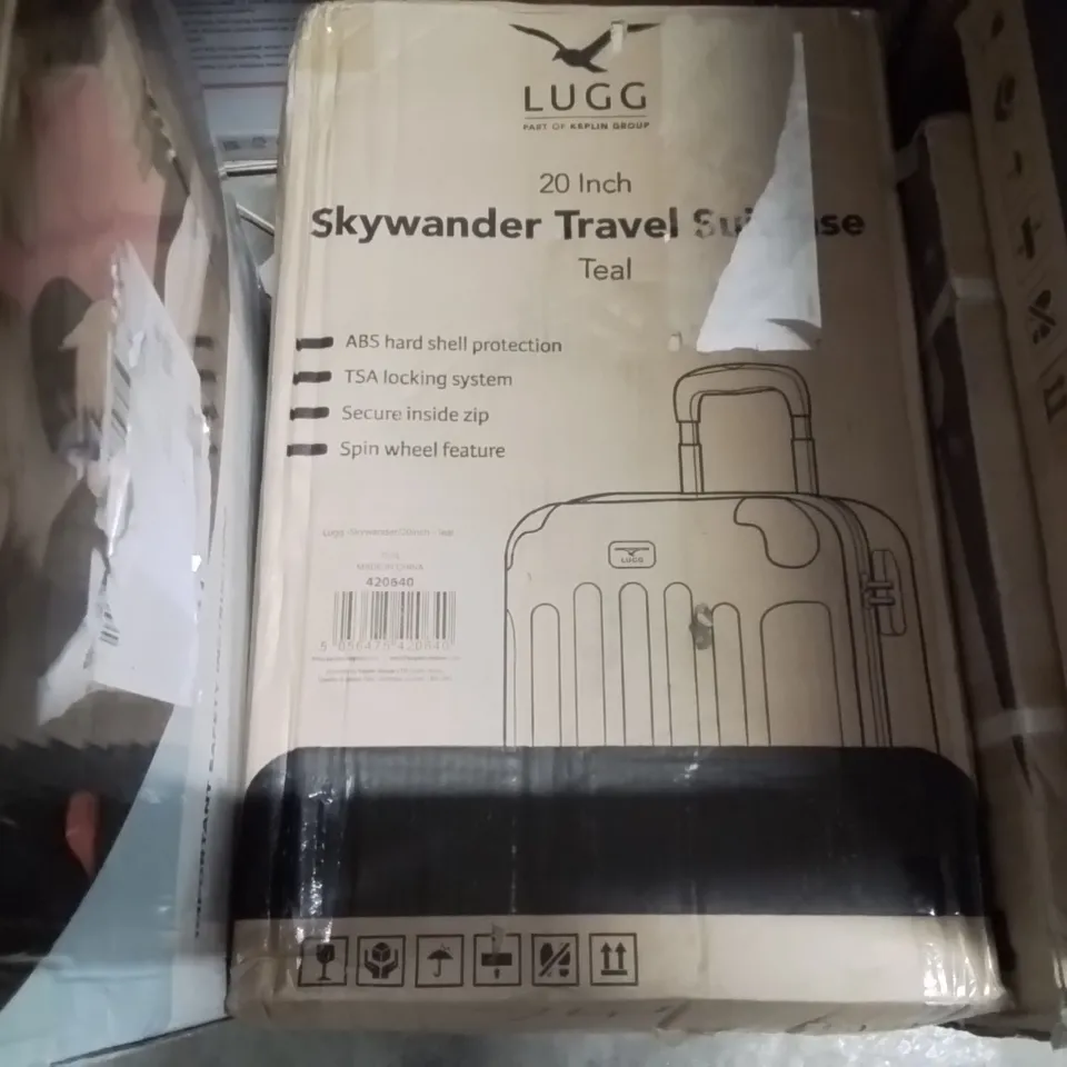 BOXED LUGG - SKYWANDER TRAVEL SUITCASE TEAL