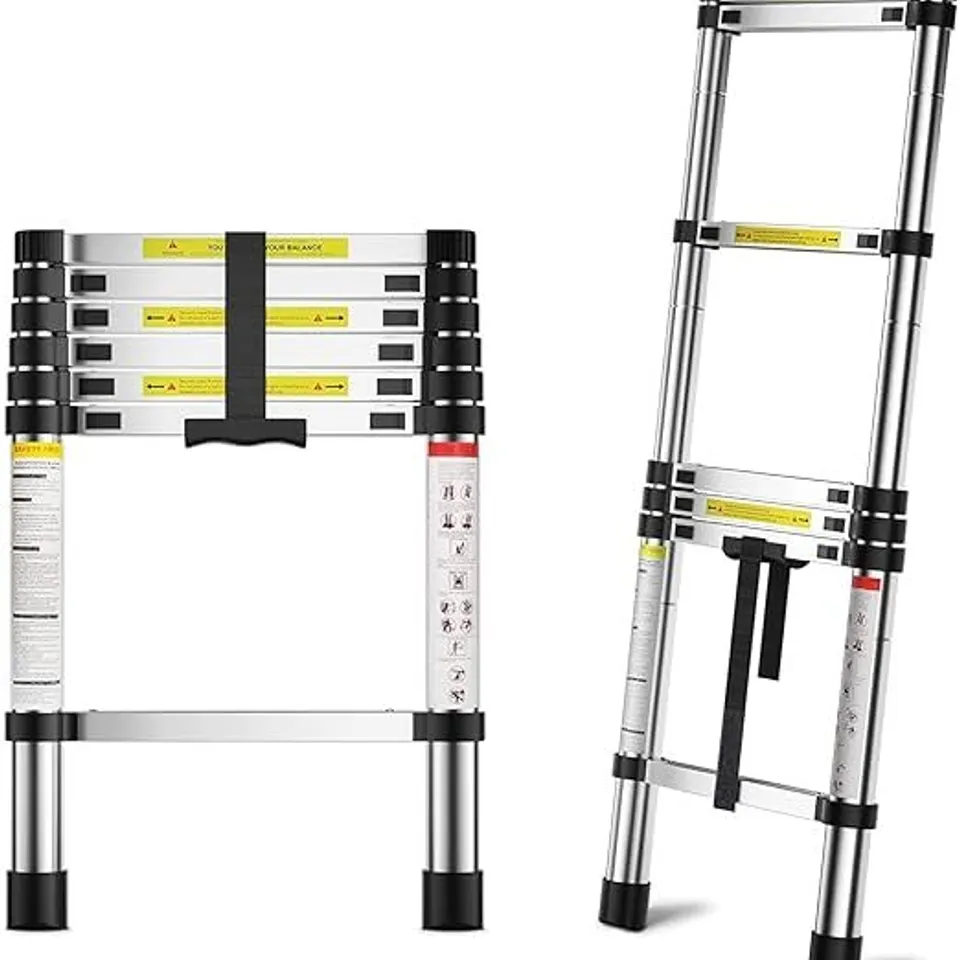 BOXED NEO TELESCOPIC LADDER 3.8m