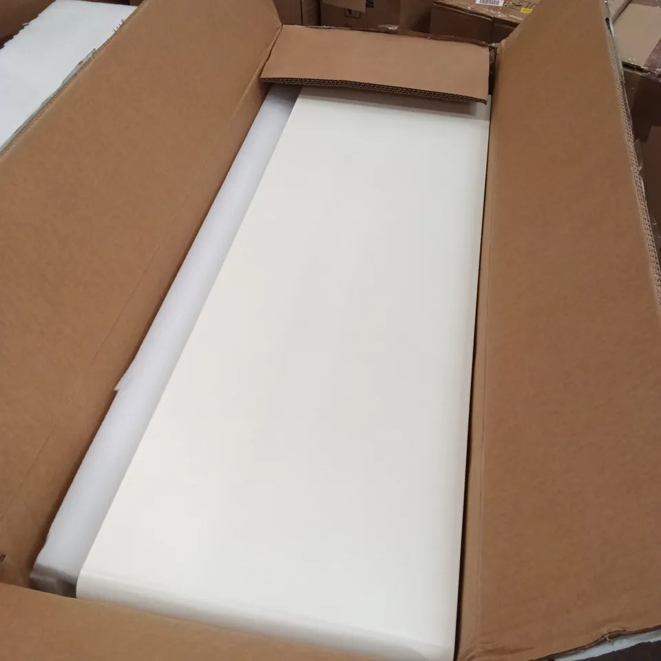 BOXED DESK WITH DRAWERS - WHITE (1 BOX)