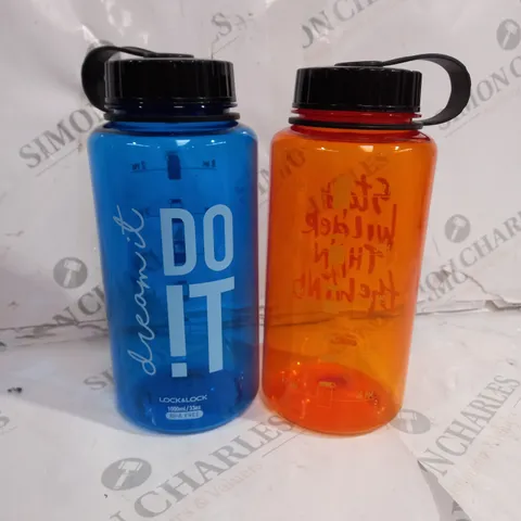 LOCK N LOCK 1000ML BOTTLE BLUE AND ORANGE 1000ML EACH