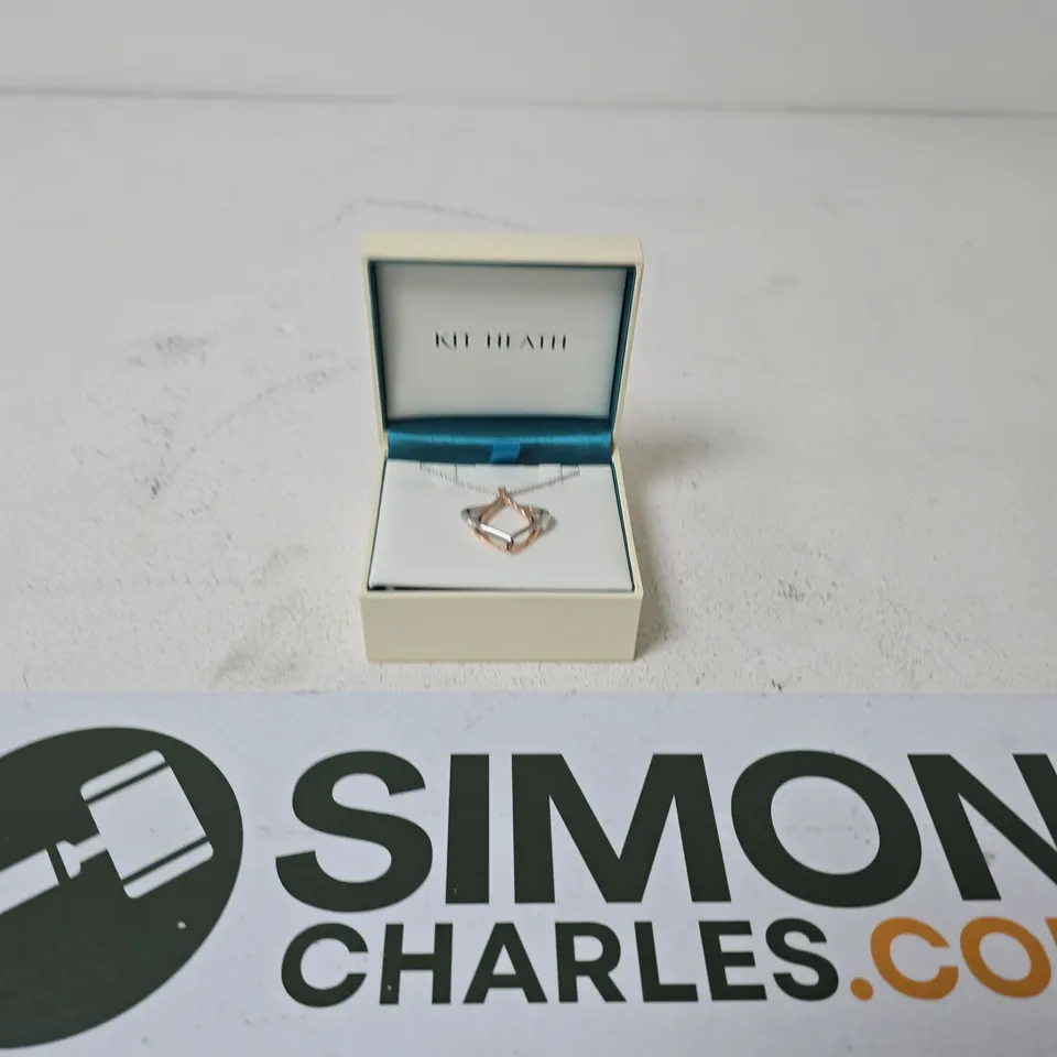 KIT HEATH TWO-TONE PENDANT NECKLACE - BOXED