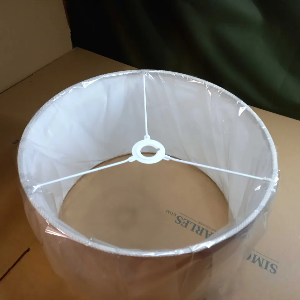 BOXED PACKAGED BEIGE EXTRA LARGE LIGHT SHADE