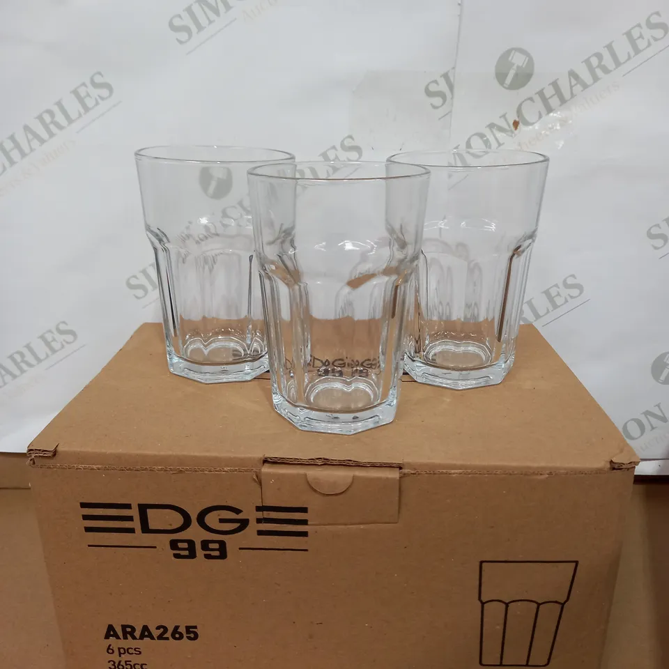 LOT OF APPROX 24 DG99 LONG DRINKING GLASSES 