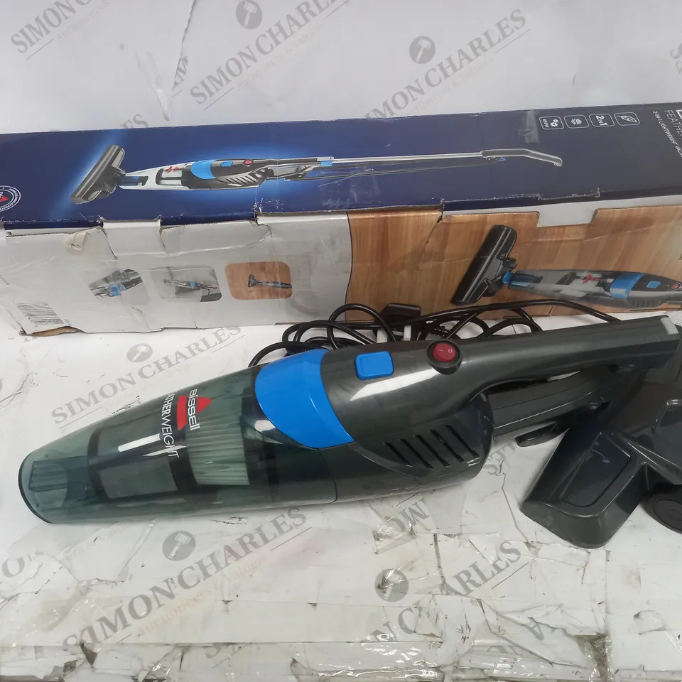 BOXED BISSELL FEATHERWEIGHT 2-IN-1 LIGHTWEIGHT VACUUM 