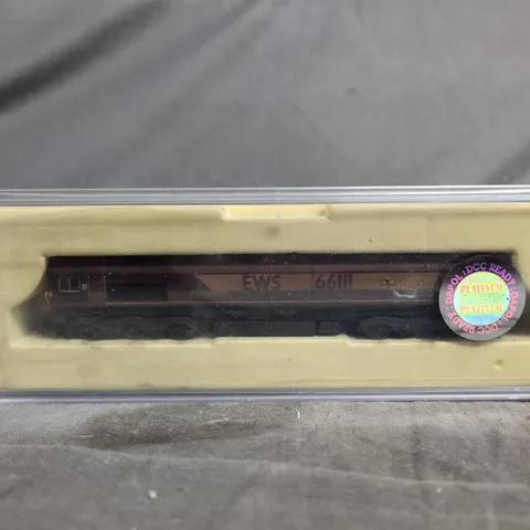 N GAUGE CLASS 66 LOCOMOTIVE ND-108B 66111 WEATHERED 'HIGHLAND STAG' HATTONS LTD EDITION (DCC READY)