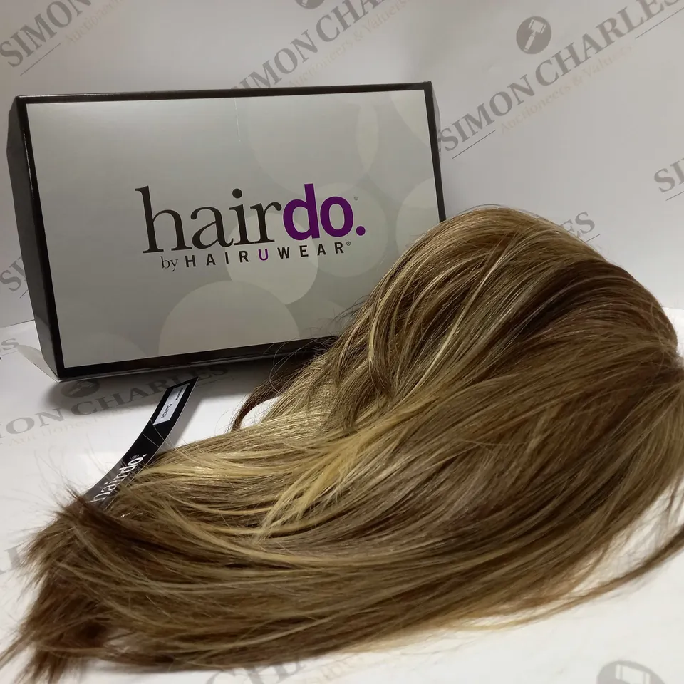 HAIRUWEAR HAIRDO ROMANTIC LAYERS GLAZED MOCHA MEDIUM/BROWN GOLD WIG 