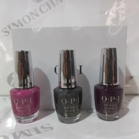 BOXED OPI INFINTE SHINE NAIL SET