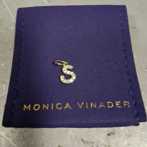 BOXED MONCIA VINADER 'S' PENDANT