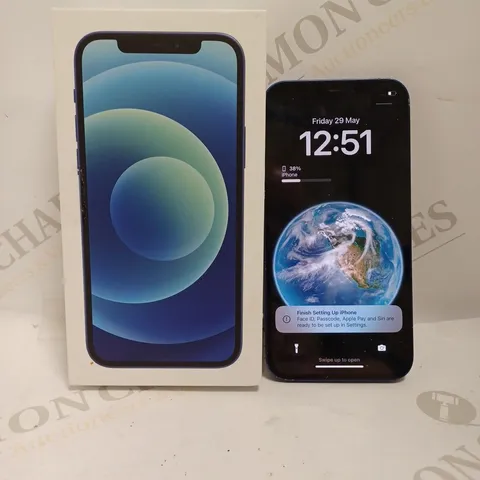 BOXED APPLE IPHONE 12 - BLUE