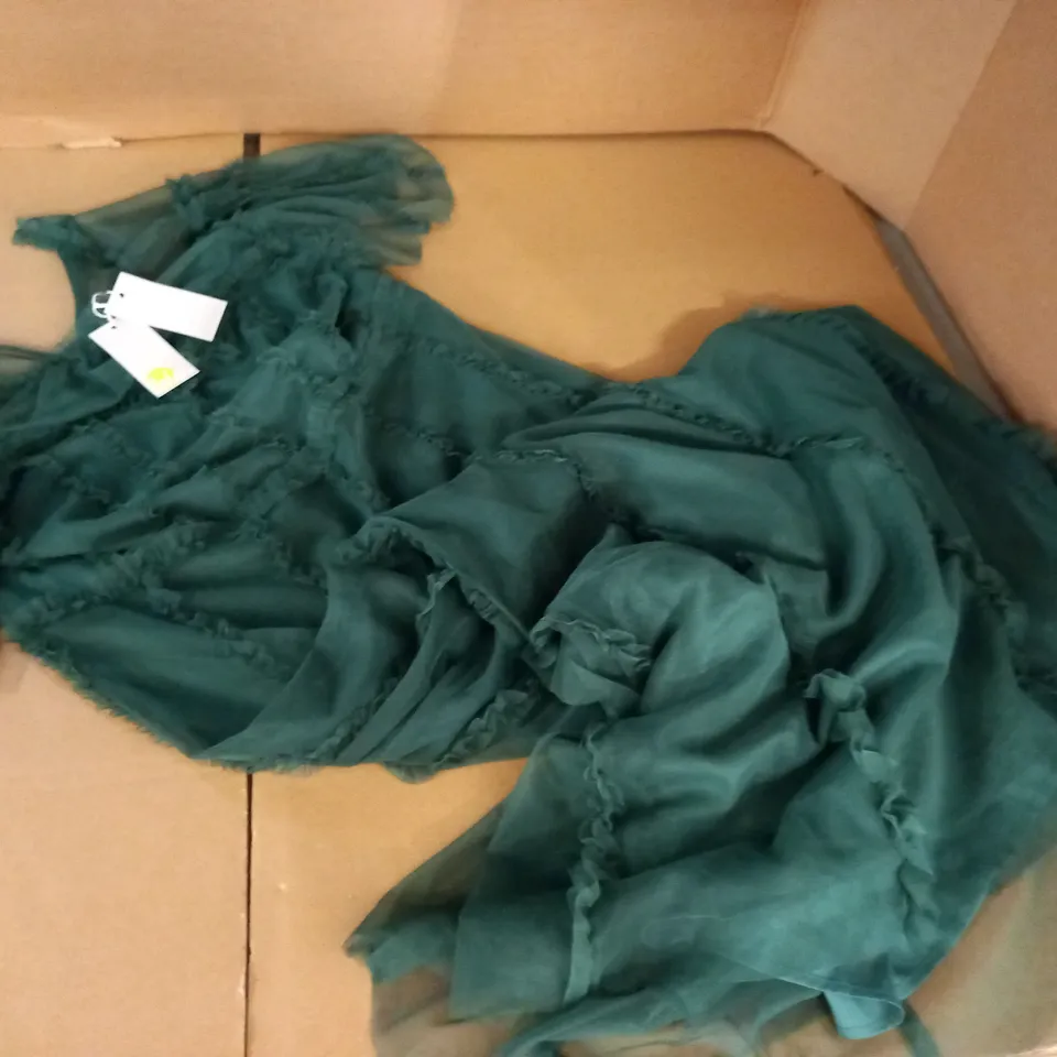 BODEN GREEN LACE DRESS - 16 R