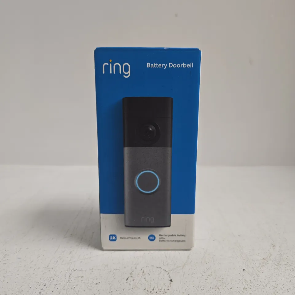 RING BATTERY DOORBELL – BOXED