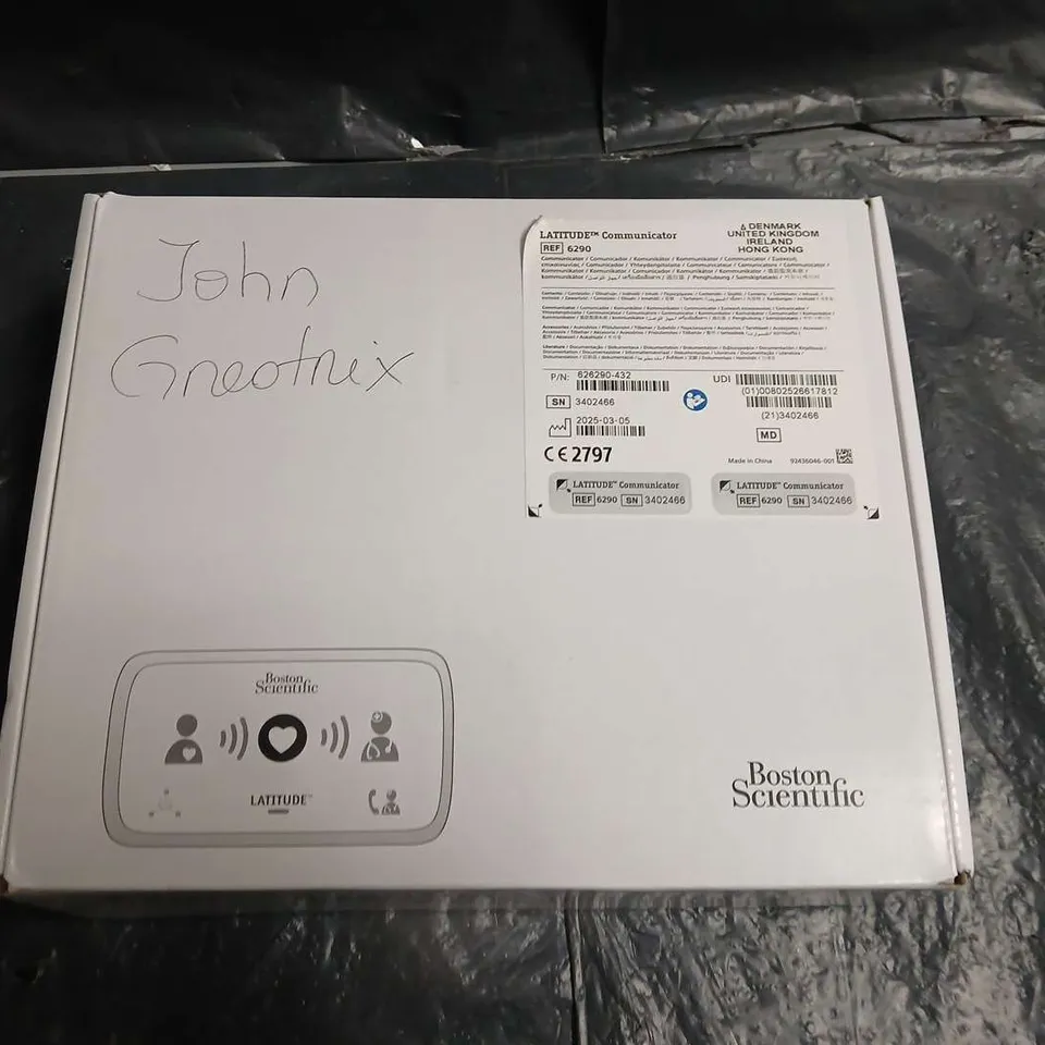 BOSTON SCIENTIFIC LATITUDE COMMUNICATOR (REF 6290) – P/N 626290-432