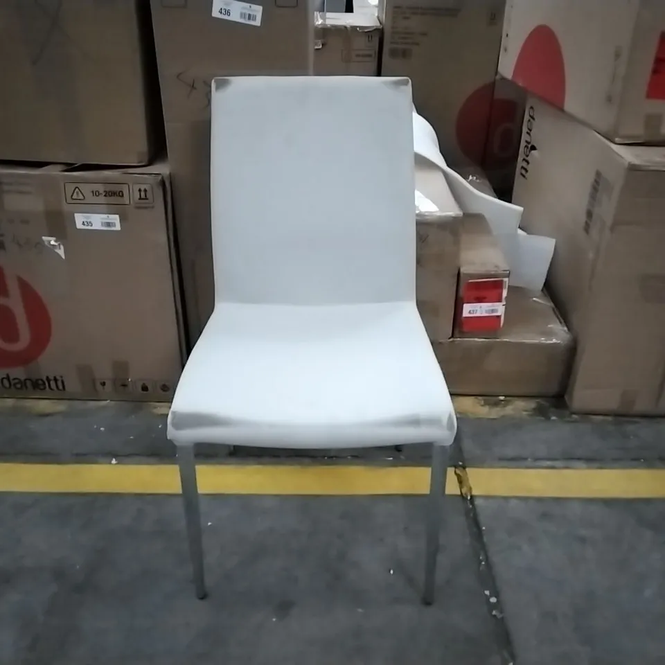DANETTI FAUX LEATHER DINING CHAIR 