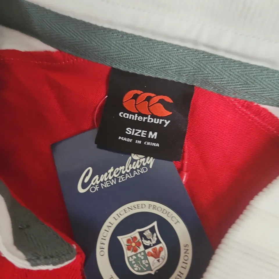 CANTERBURY NEW ZEALAND BIL HERITAGE OS JERSEY IN RED - MEDIUM