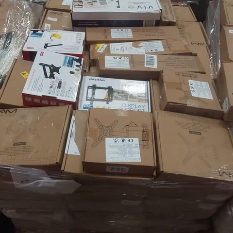 PALLET CONTAINING A VERY LARGE QUANTITY OF ASSORTED TV STANDS/MOUNTS ECT
