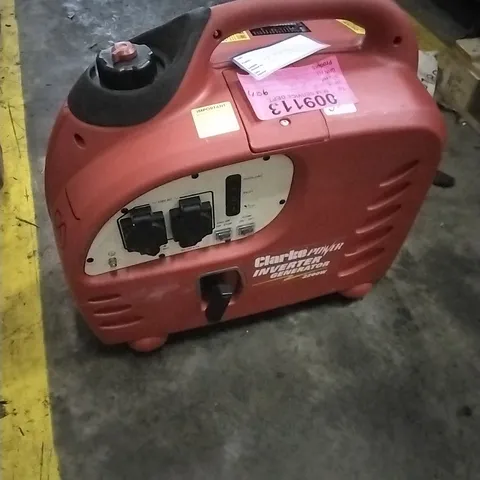 CLARKE IG2200A 2.2KW PETROL INVERTER GENERATOR 