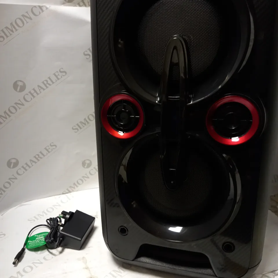 ASDA TECH BLUETOOTH PARTY SPEAKER WITH LED LIGHT SHOW