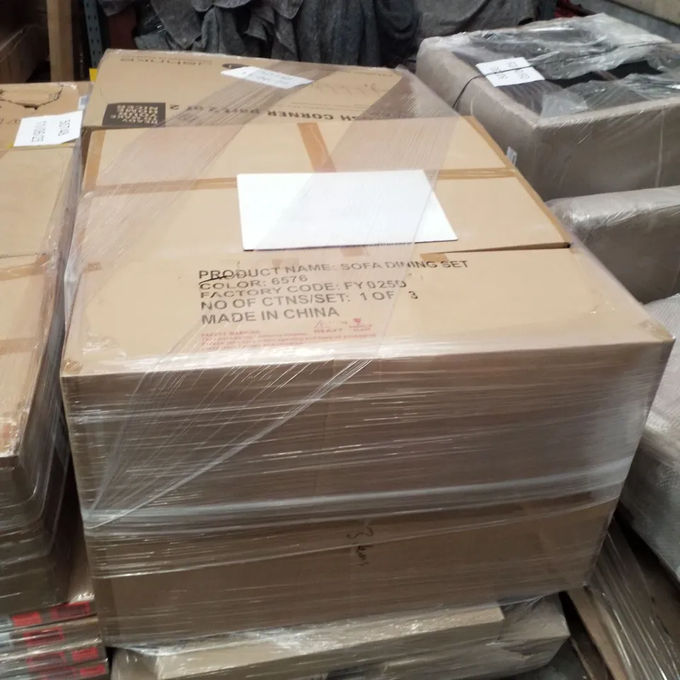 PALLET CONTAINING ASSORTED FLATPACK FURNITURE PARTS 