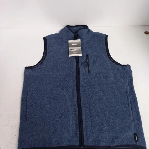 FINISTERRE PORTELL WOOL FELLECE GILET IN DARK OZONE - L