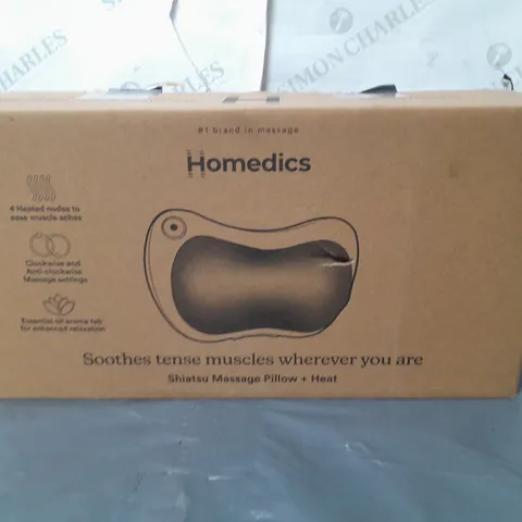 HOMEDICS SHIATSU MASSAGE PILLOW WITH HEAT
