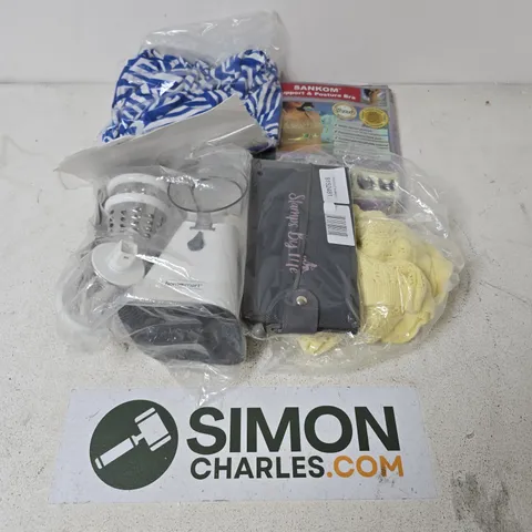 APPROXIMATELY 30 ASSORTED ITEMS TO INCLUDE SANKOM POSTURE BRA, HOMESMART SLICER, ANAMOR 2IN1 CARDI, ETC - COLLECTION ONLY