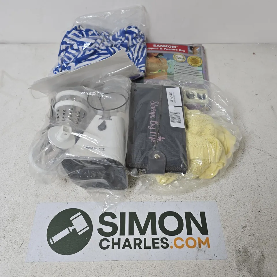 APPROXIMATELY 30 ASSORTED ITEMS TO INCLUDE SANKOM POSTURE BRA, HOMESMART SLICER, ANAMOR 2IN1 CARDI, ETC - COLLECTION ONLY