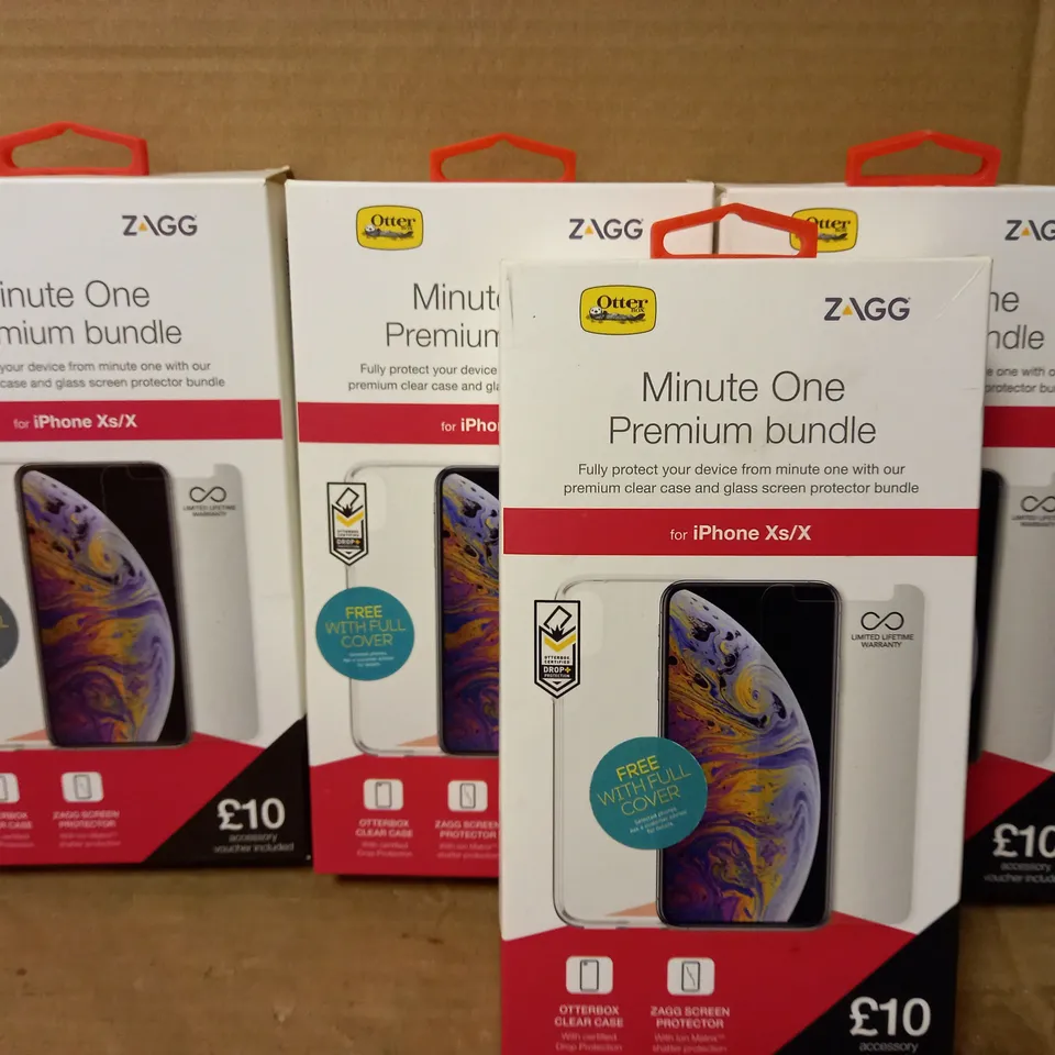 LOT OF 4 MINUTE ONE PREMIUM BUNDLE FOR IPHONE XS/X
