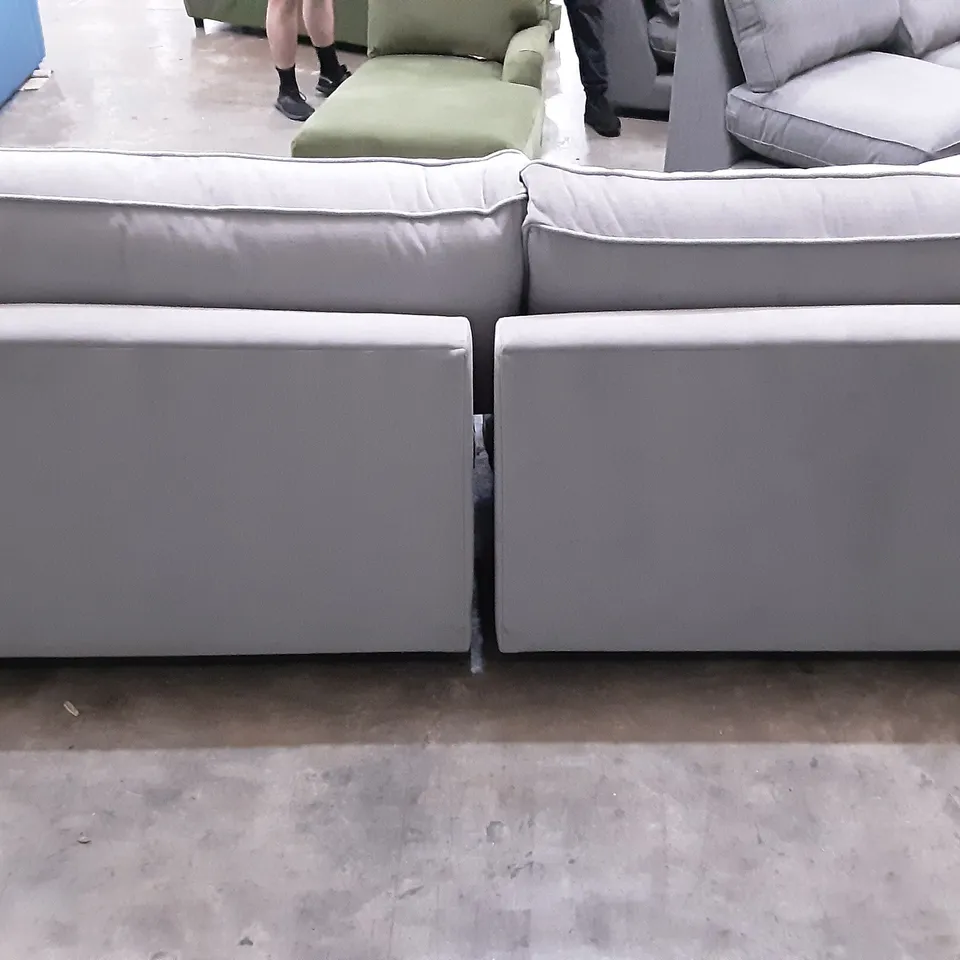 QUALITY BRITISH MANUFACTURED DESIGNER THE LOUNGE CO. ISOBEL 4 SEATER EAR228 EARL GREY