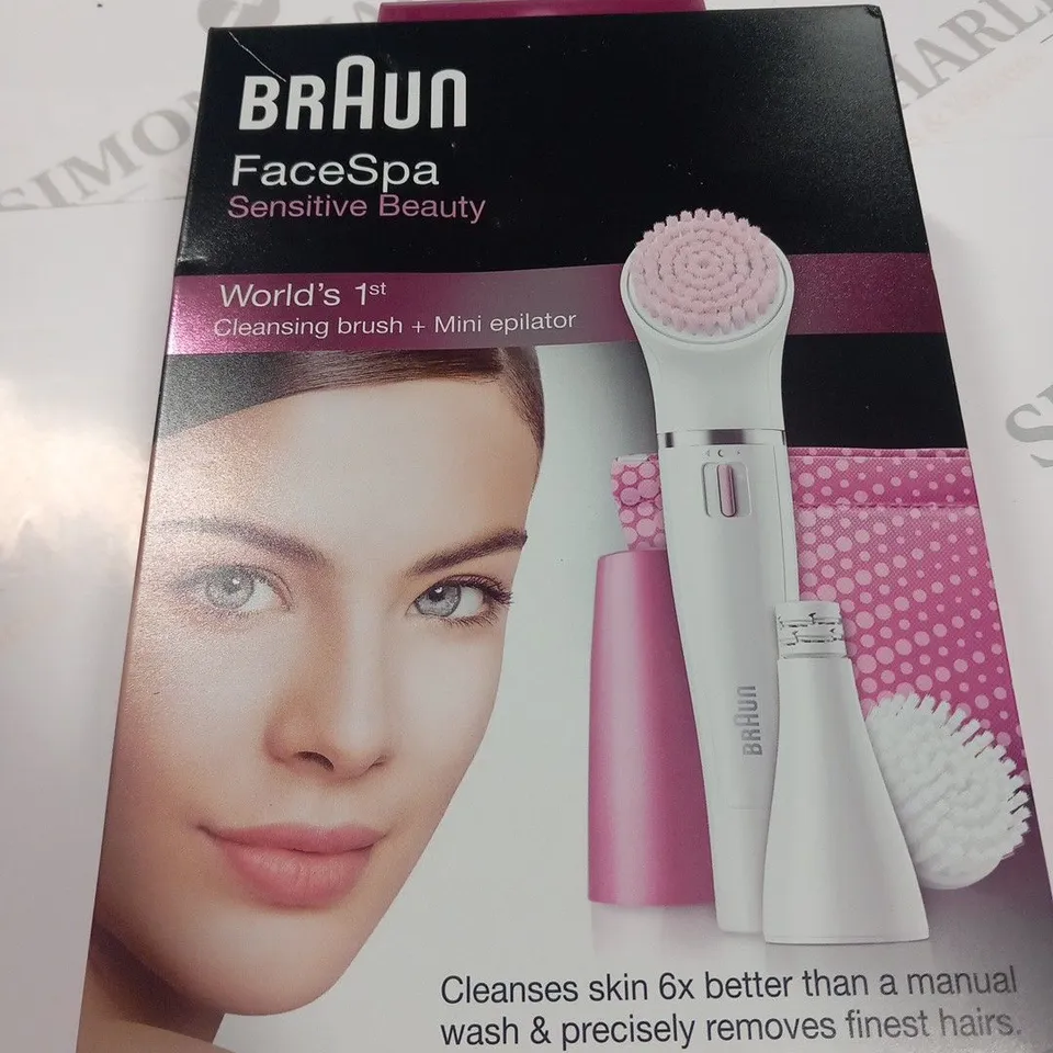 BOXED BRAUN FACE SPA SENSITIVE BEAUTY 