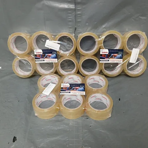 3 PACKS OF SARAH LOW NOISE PACKING TAPE 6 PACK 