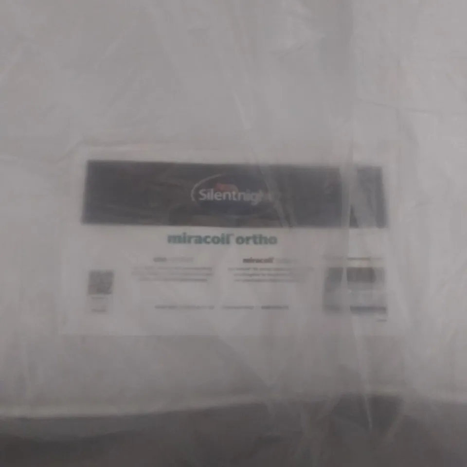 QUALITY BAGGED SILENTNIGHT ECO COMFORT MICROCOIL ORTHO 5FT KINGSIZE MATTRESS