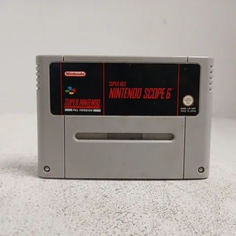 NINTENDO SCOPE 6 - SUPER NINTENDO ENTERTAINMENT SYSTEM VIDEO GAME (CARTRIDGE ONLY)