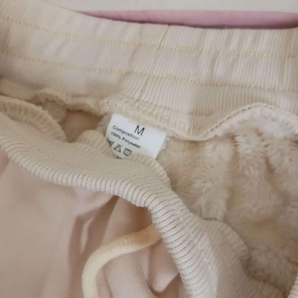 PAIR BEIGE JOGGERS SIZE M