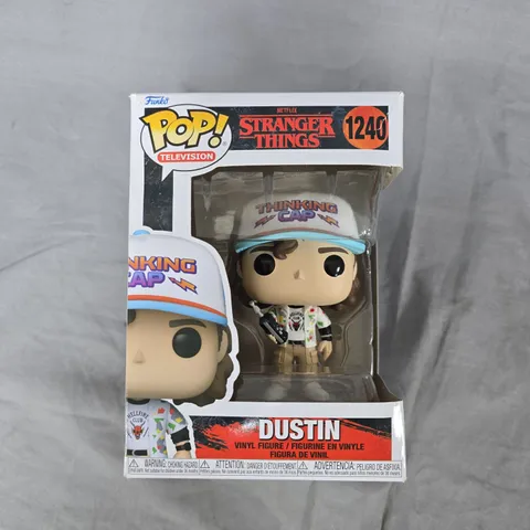 FUNKO POP! STRANGER THINGS DUSTIN – THINKING CAP VINYL FIGURE (BOXED)