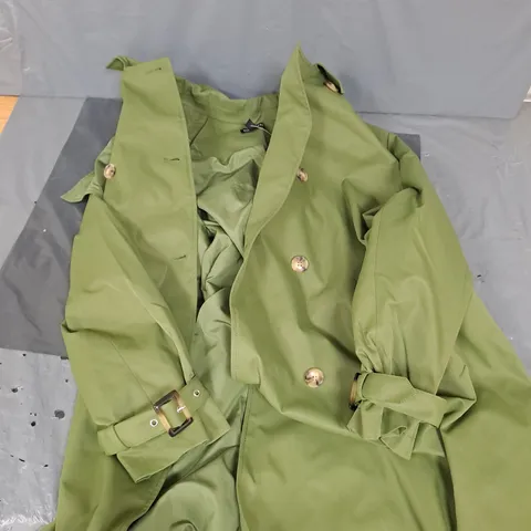 CENTIGRADE LONGLINE TRENCH COAT - 2XL