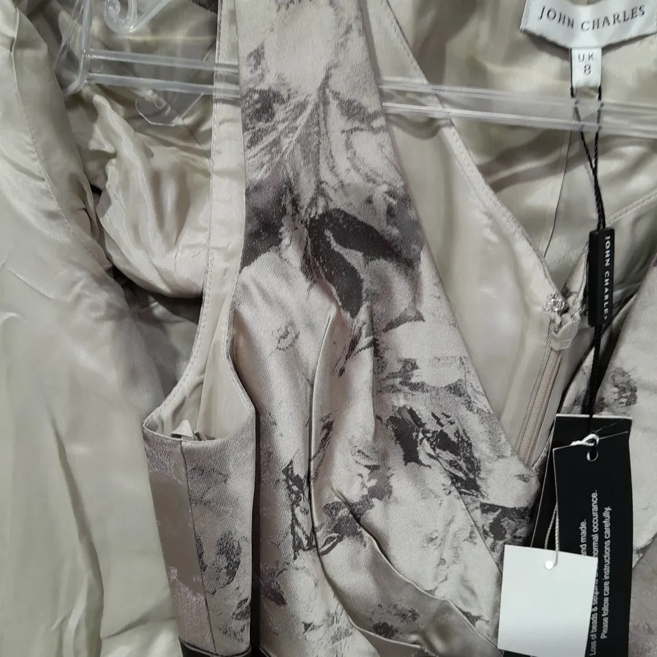 JOHN CHARLES DRESS AND JACKET SET IN VINTAGE PLUM - 8