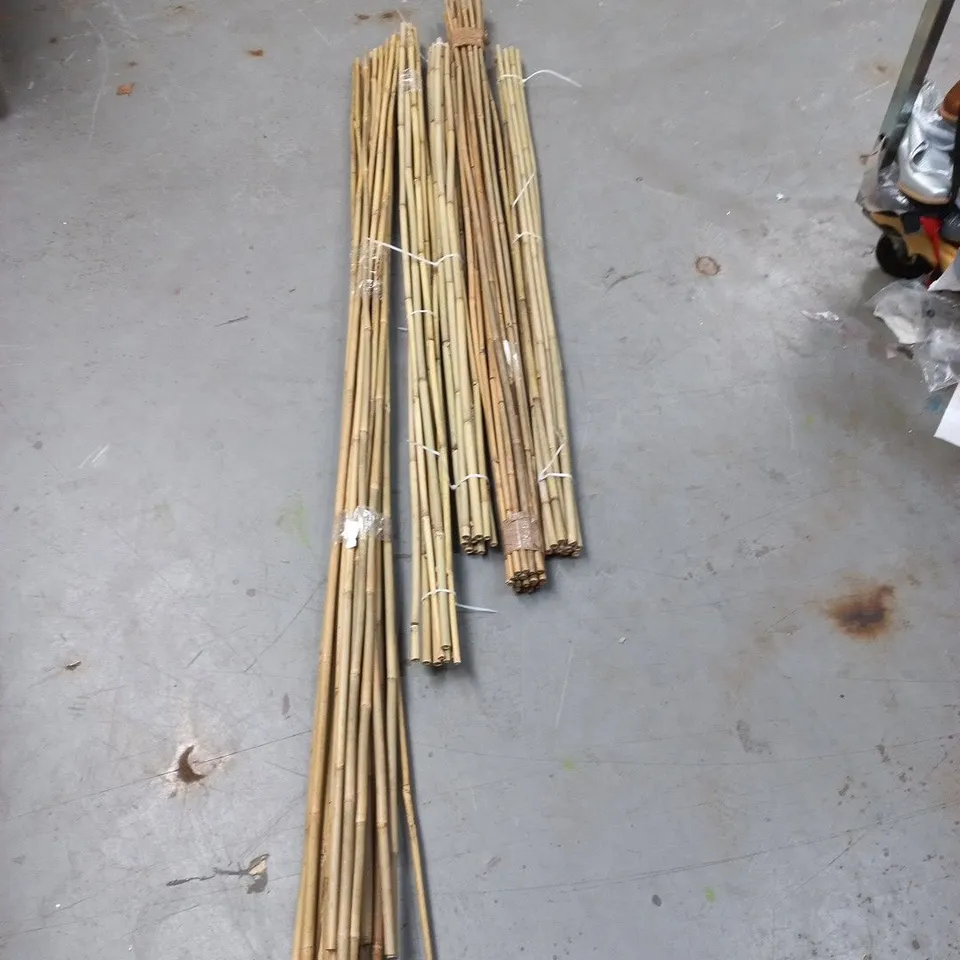 LOT OF 5 MULTI-PACKS OF BAMBOO POLES - VARIOUS SIZES