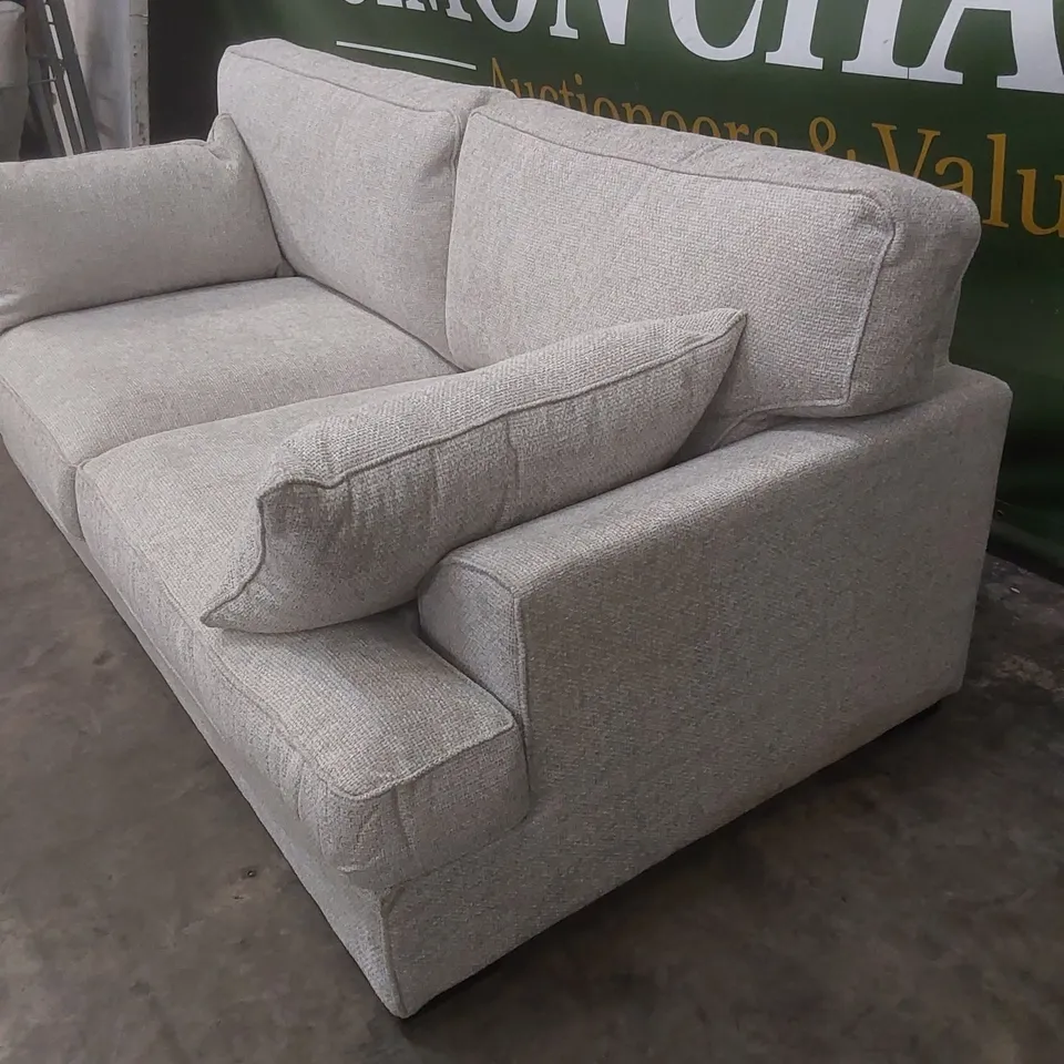 DESIGNER LARGE DURY CHUNKY WEAVE 3 SEATER SOFA