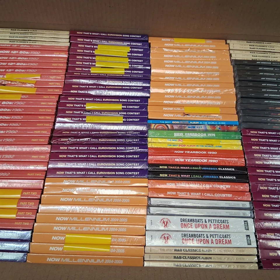 APPROXIMATELY 100 BRAND NEW CDS TO INCLUDE;