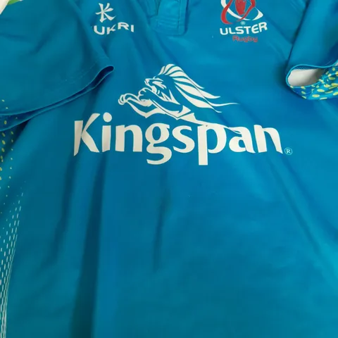 KUKRI ULSTER RUGBY BLUE SHIRT - SIZE UNSPECIFIED 