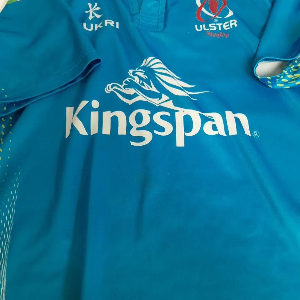 KUKRI ULSTER RUGBY BLUE SHIRT - SIZE UNSPECIFIED 