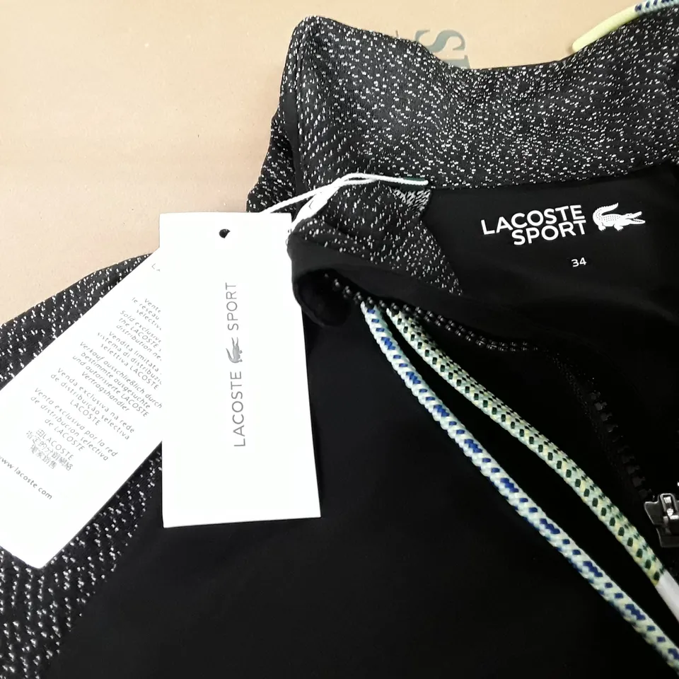 LACOSTE SPORT STYLE QUARTER ZIP PULL OVER JUMPER - 34