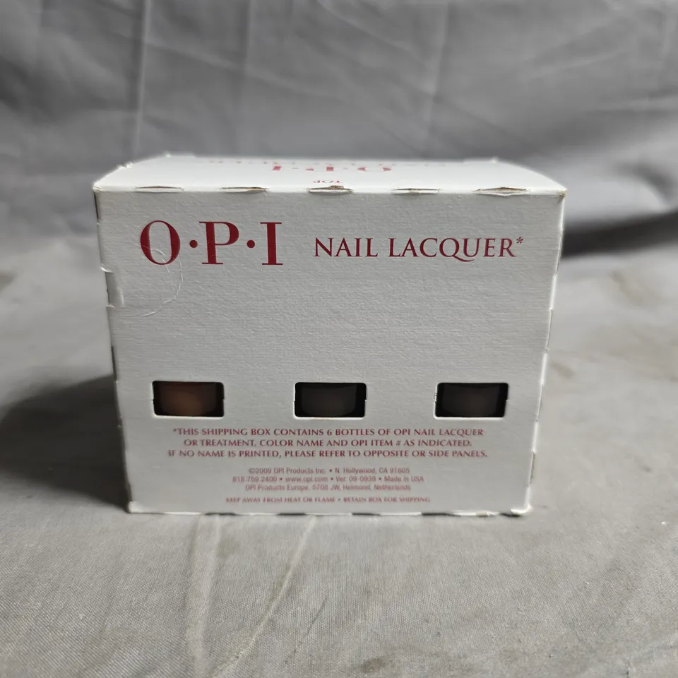OPI NAIL LACQUER SIX-BOTTLE SET