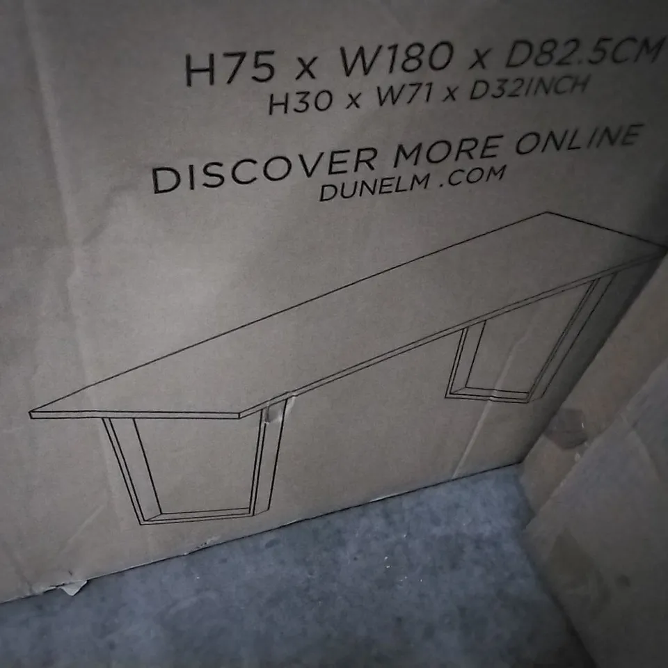 BOXED JACKSON DINING TABLE RUSTIC PINE