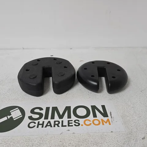 TOTE OF APPROXIMATELY 5 ASSORTED CANOPY/GAZEBO WEIGHTS 