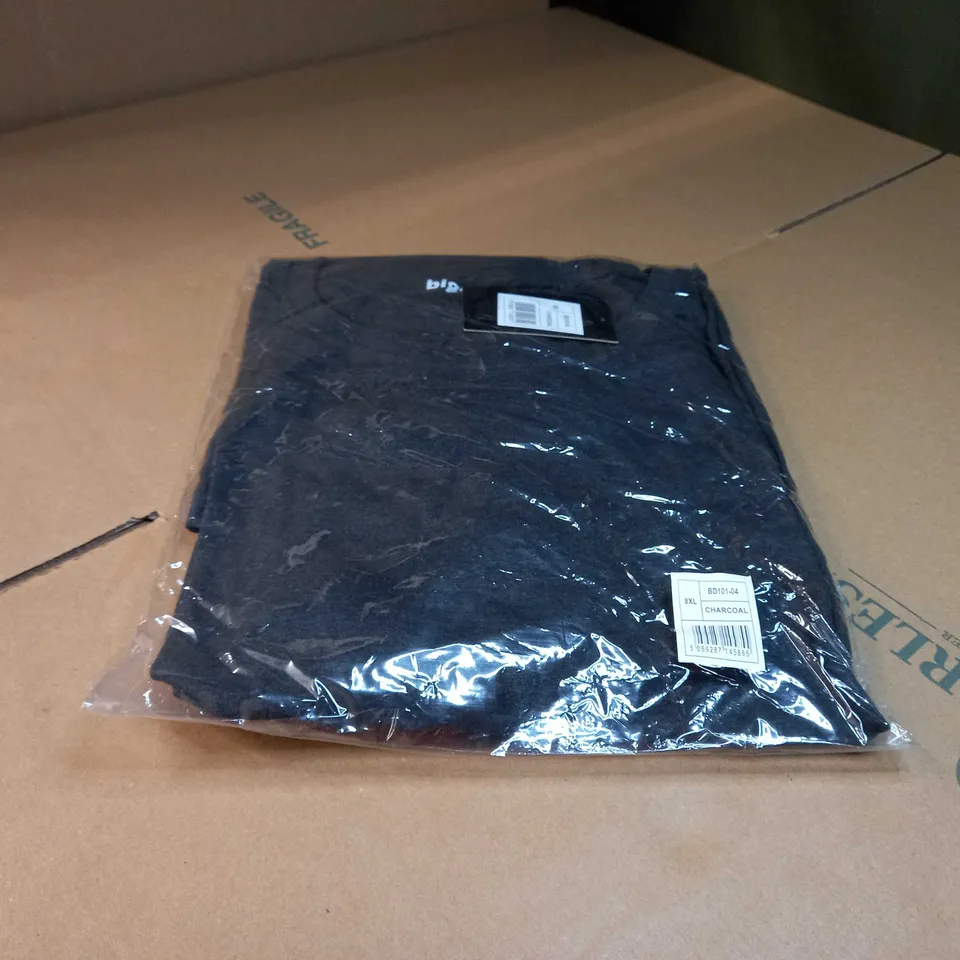 BIG DUDE CHARCOAL T-SHIRT - 8XL