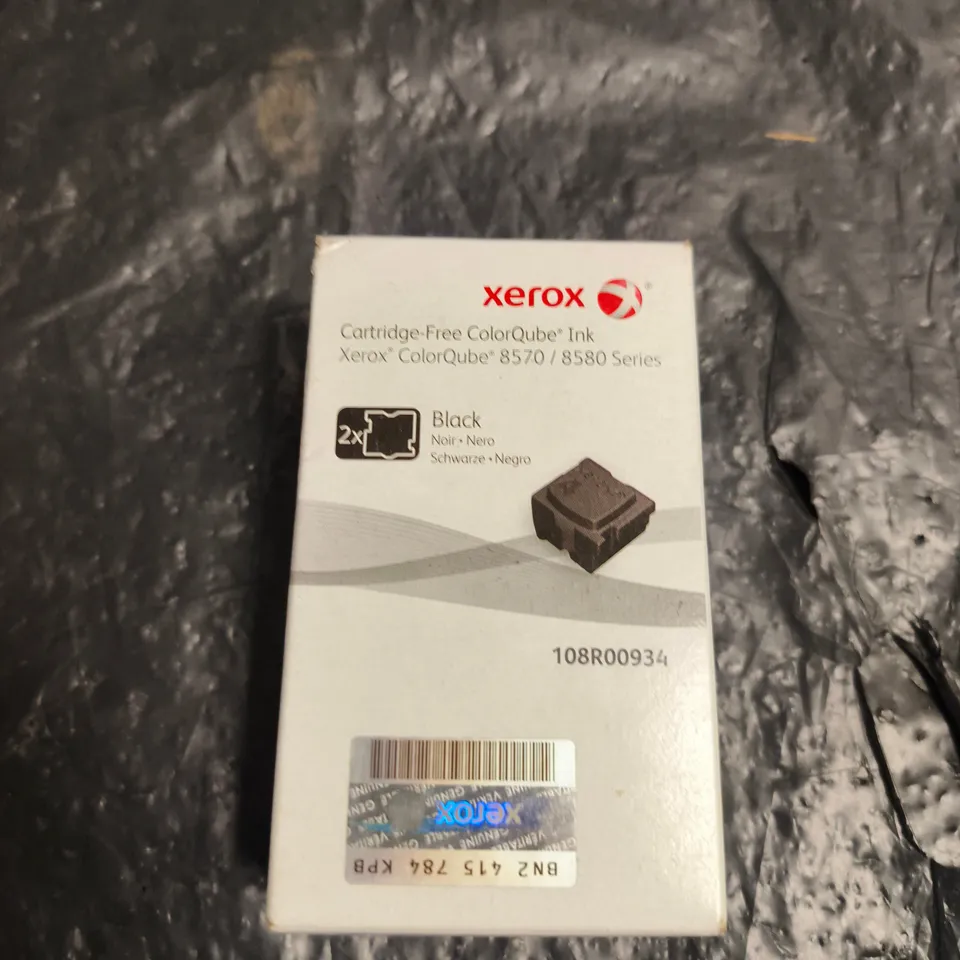 XEROX COLORCUBE INK – BLACK, 2 × COLOURCUBE 8570/8580 SERIES